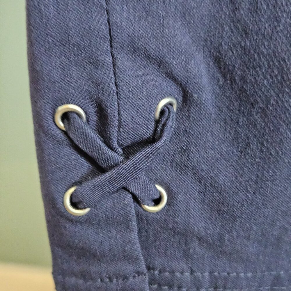 Emaline Navy Skinny Pant - Picture 3 of 6